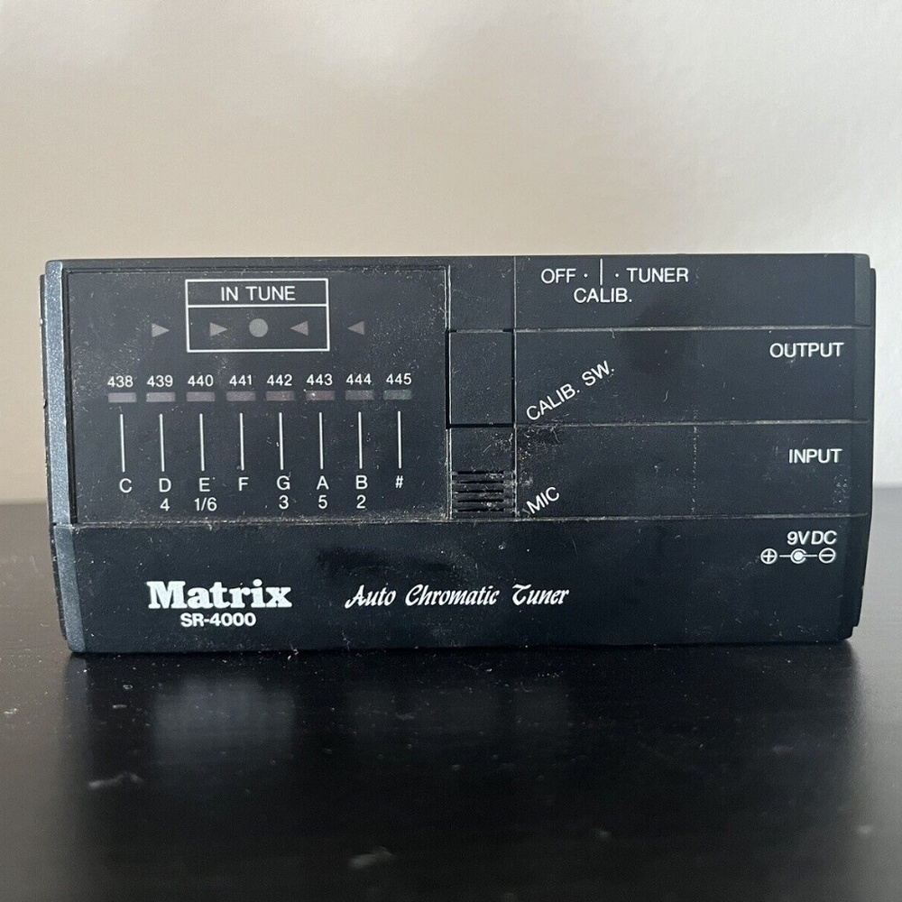 Vintage Matrix Auto Chromatic Musical Instrument Tuner SR-4000